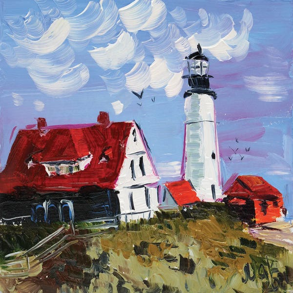 Nataly Mak: Portland Head Lighthouse by Nataly Mak