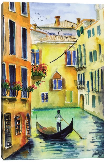 Venice Canvas Art Print - La Dolce Vita