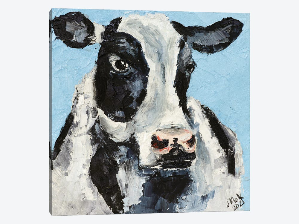 Cow by Nataly Mak 1-piece Canvas Print