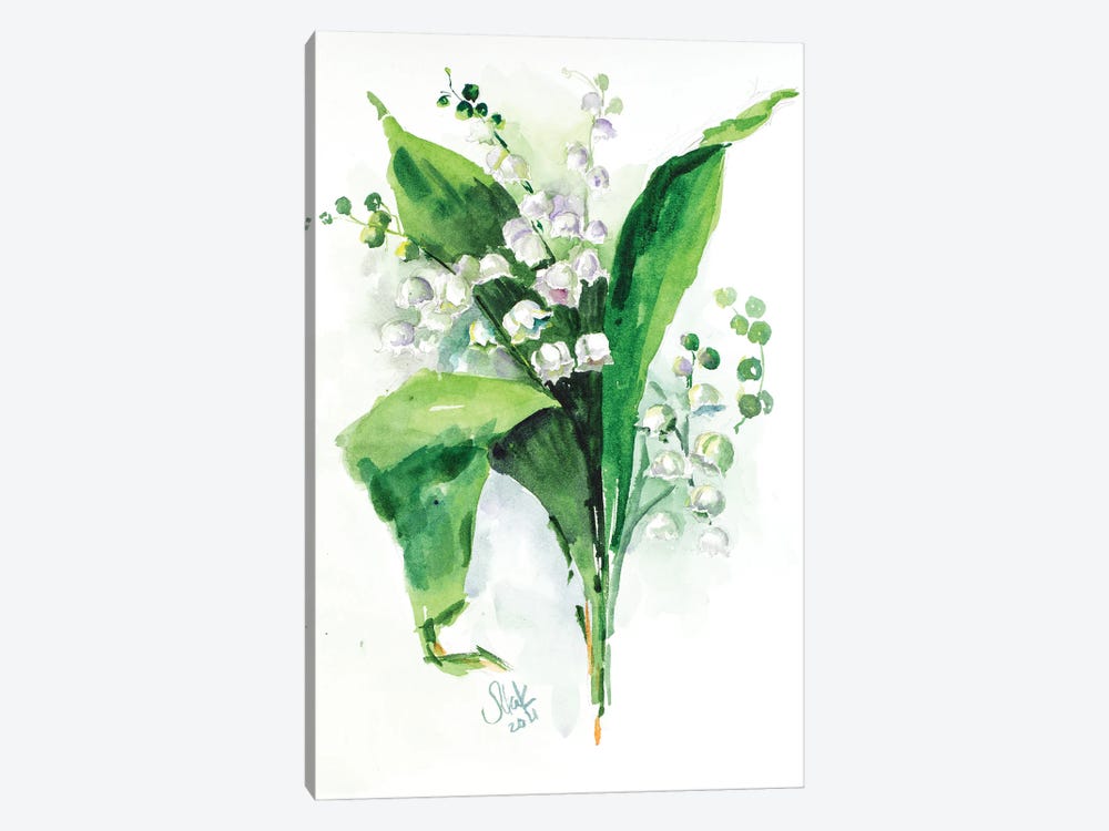 Lily Of The Valley II by Nataly Mak 1-piece Canvas Wall Art