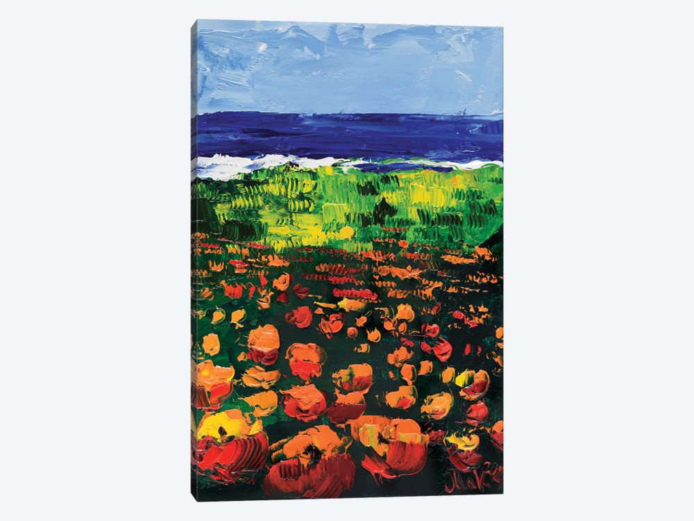 California Poppy On The Beach by Nataly Mak 1-piece Art Print