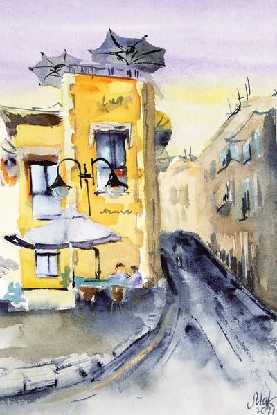 Nataly Mak: Italian Street by Nataly Mak