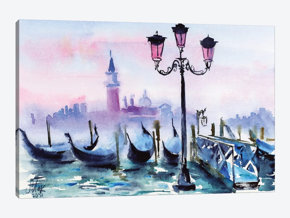 Venice IV by Nataly Mak 1-piece Canvas Artwork