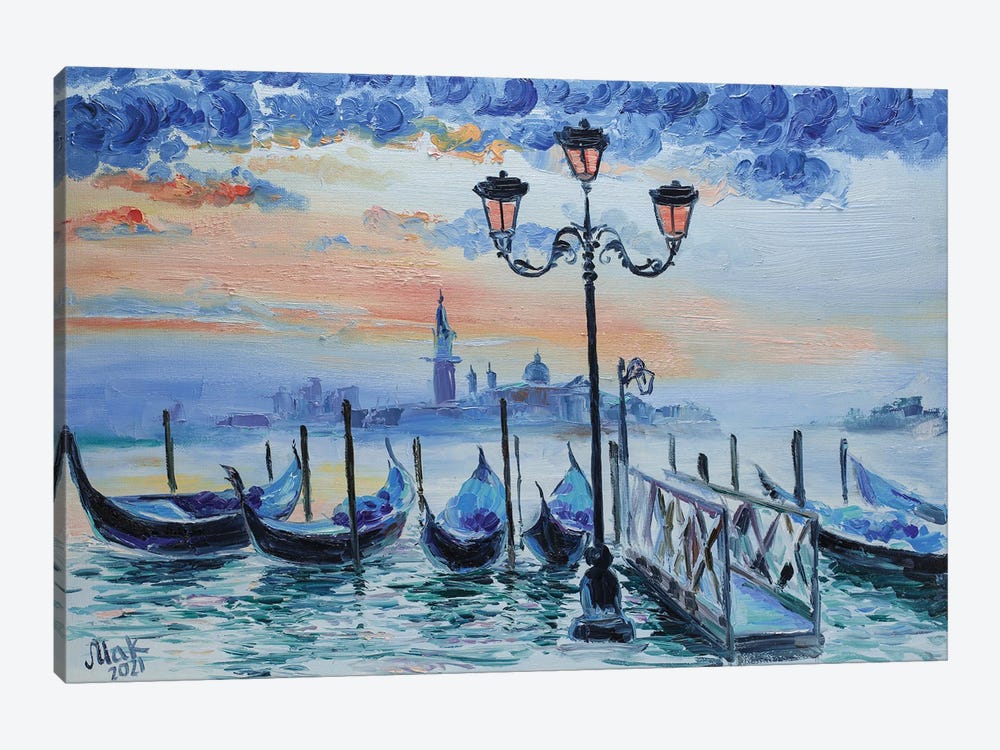Venice V by Nataly Mak 1-piece Canvas Art Print
