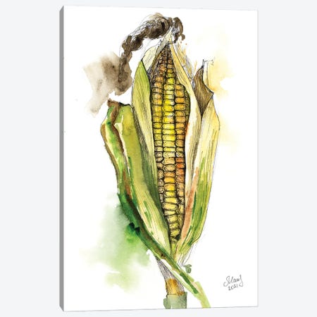 Corn Canvas Print #NTM324} by Nataly Mak Canvas Artwork