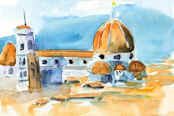 Domes: Duomo Florence by Nataly Mak