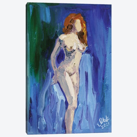 Nude Woman Boobs Canvas Print #NTM328} by Nataly Mak Canvas Art Print