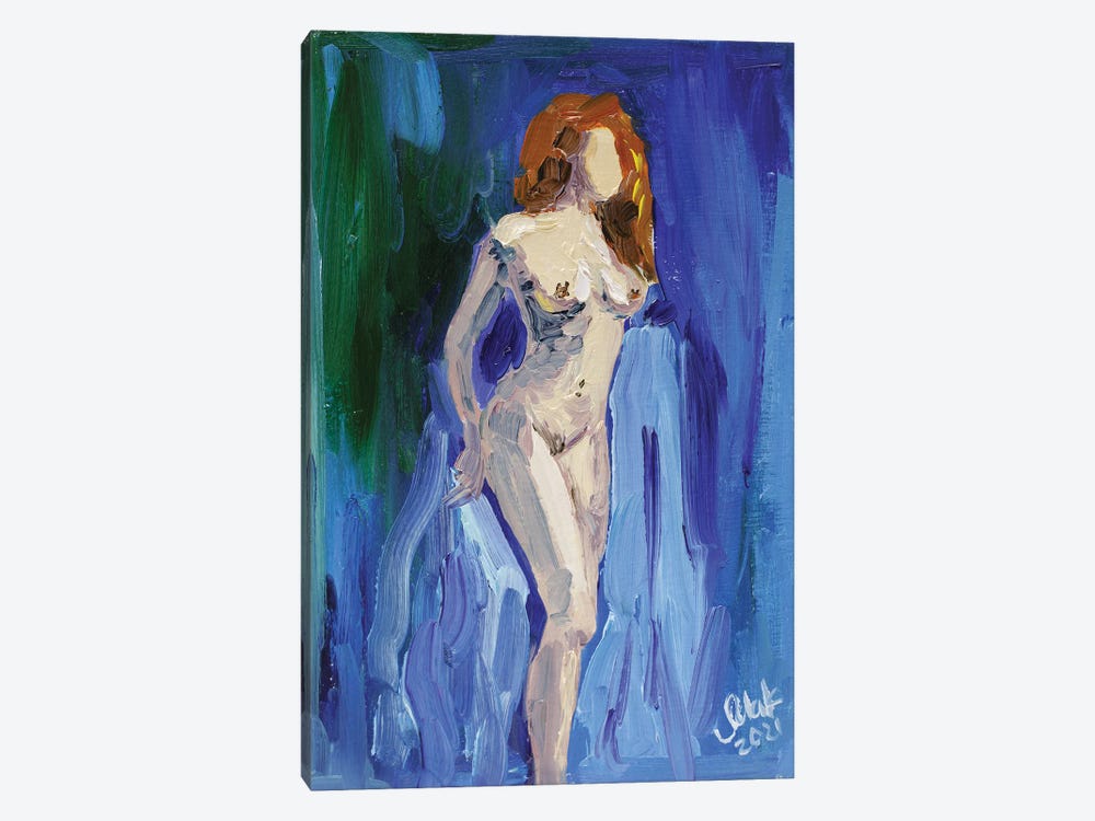Nude Woman Boobs by Nataly Mak 1-piece Canvas Art