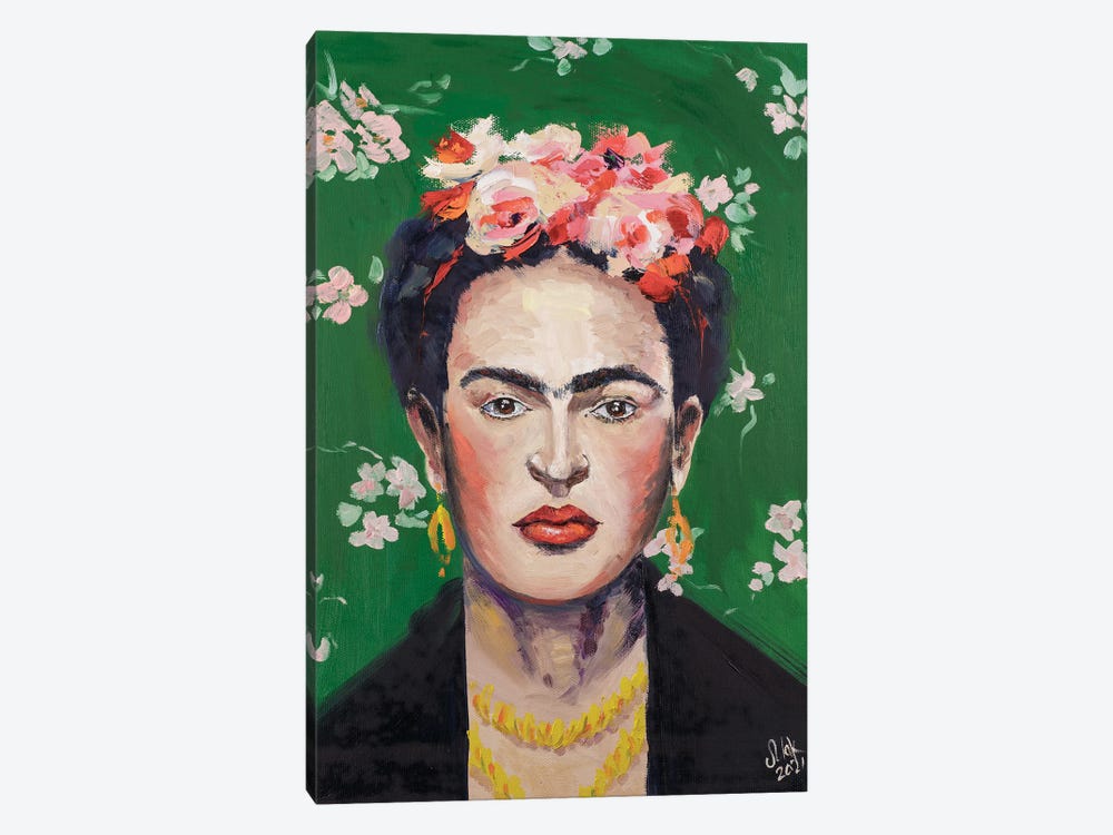 Frida Kahlo by Nataly Mak 1-piece Canvas Art Print