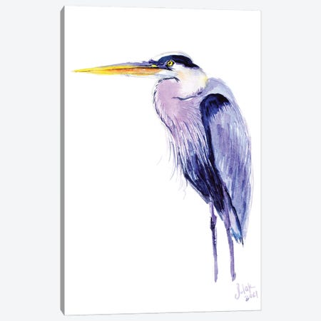 Blue Heron Canvas Print #NTM334} by Nataly Mak Canvas Art Print