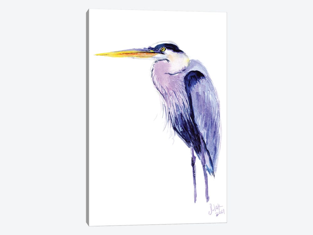 Blue Heron by Nataly Mak 1-piece Art Print