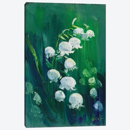 Lily Of The Valley III Canvas Print #NTM343} by Nataly Mak Canvas Art Print