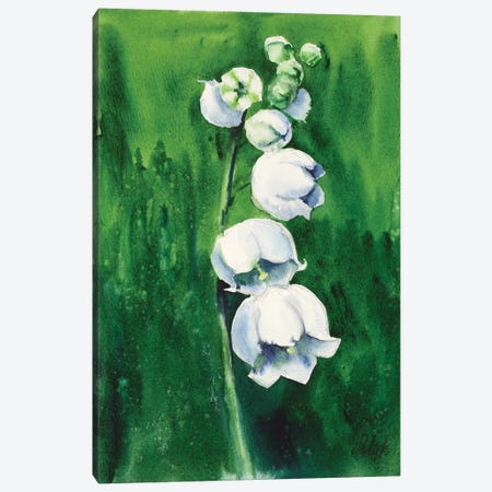Lily Of The Valley IV Canvas Print #NTM344} by Nataly Mak Canvas Artwork