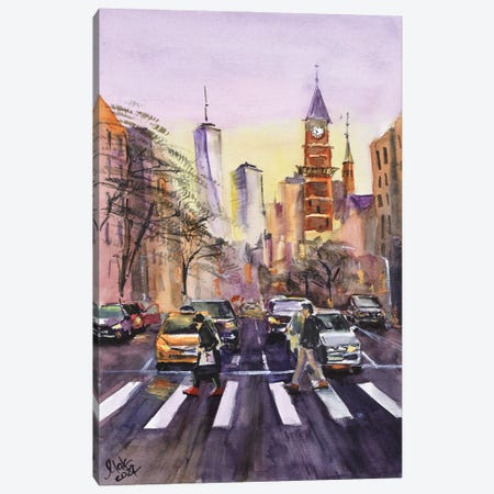 New York City Manhattan Canvas Print #NTM357} by Nataly Mak Canvas Print