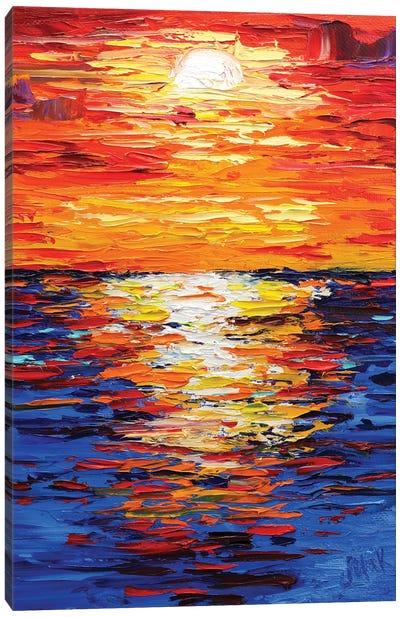 Sunset Canvas Art Print - Nataly Mak