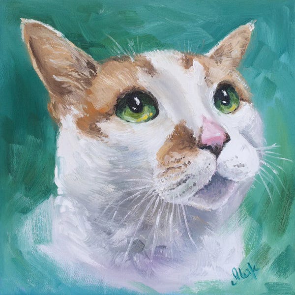 Nataly Mak: Cat Portrait by Nataly Mak