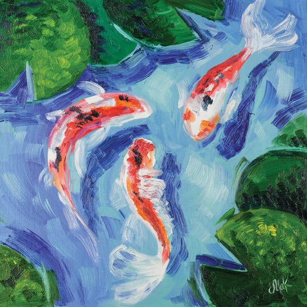 Koi: Koi Fish by Nataly Mak