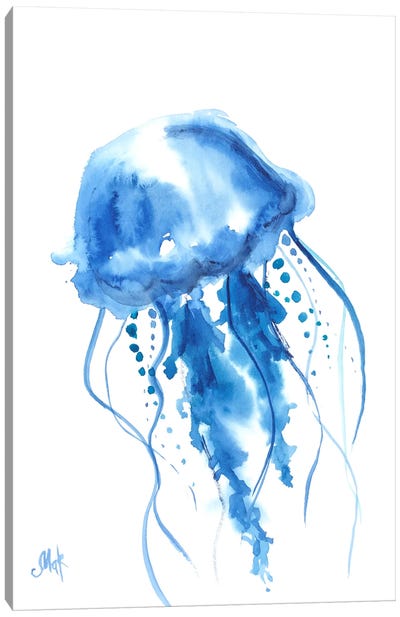 Jellyfish Canvas Art Print - Nataly Mak