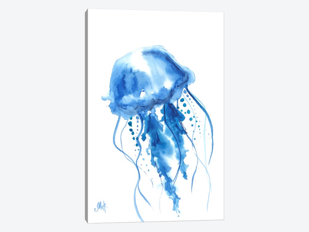 Jellyfish by Nataly Mak 1-piece Canvas Print