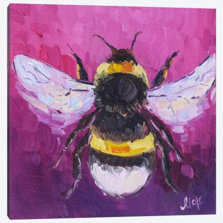 Bee Canvas Print #NTM447} by Nataly Mak Canvas Art Print