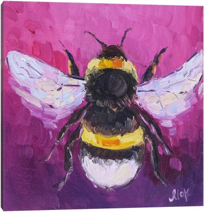 Bee Canvas Art Print - Nataly Mak