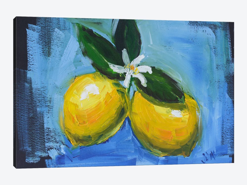 Lemon by Nataly Mak 1-piece Canvas Art