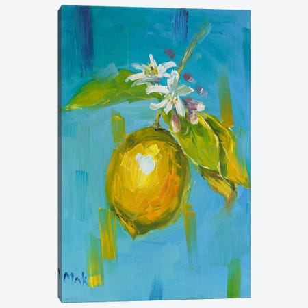 Lemon II Canvas Print #NTM450} by Nataly Mak Canvas Print