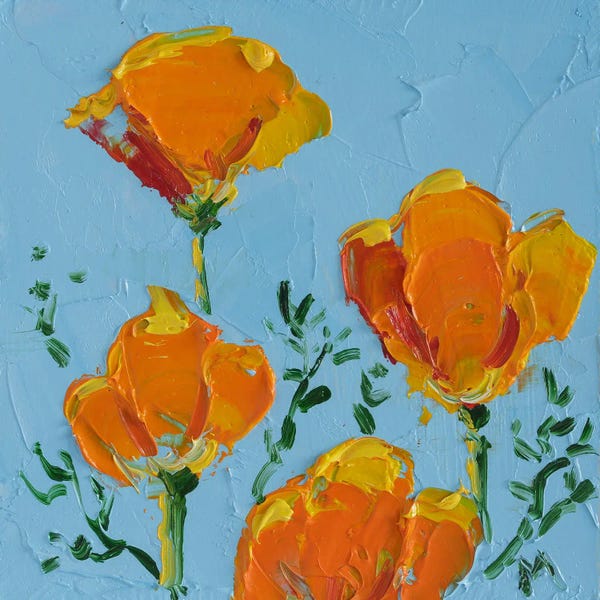 Nataly Mak: California Poppy by Nataly Mak