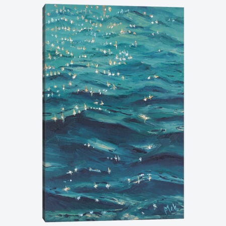 Ocean Wave Canvas Print #NTM458} by Nataly Mak Canvas Print