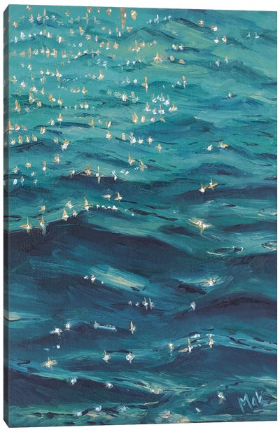 Ocean Wave Canvas Art Print - Nataly Mak
