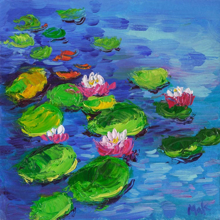 Water Lily Lotos by Nataly Mak wall art