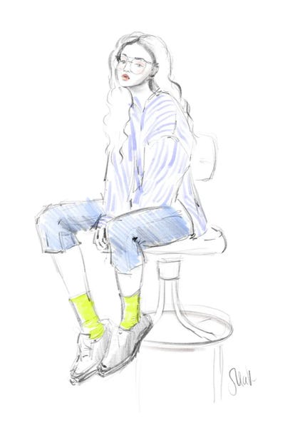 Nataly Mak: Sketch Girl by Nataly Mak