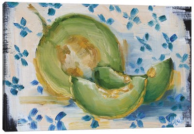 Melon Still Life Canvas Art Print - Nataly Mak