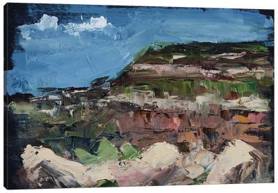 Abstract Mountain Canvas Art Print - Nataly Mak