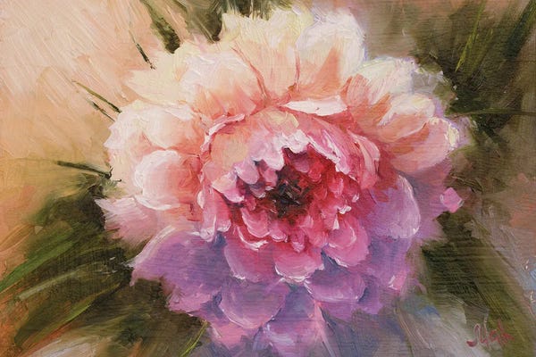 Peonies: Peony Oil Painting by Nataly Mak