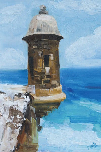 Puerto Rico: Puerto Rico San Juan Art by Nataly Mak