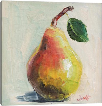 Pear Still Life Canvas Art Print - Nataly Mak