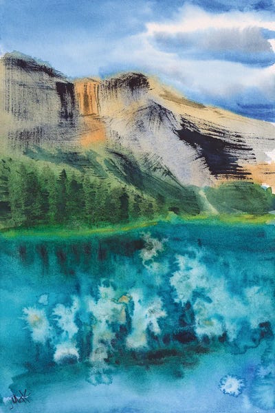 Emerald Lake In Canada by Nataly Mak canvas print