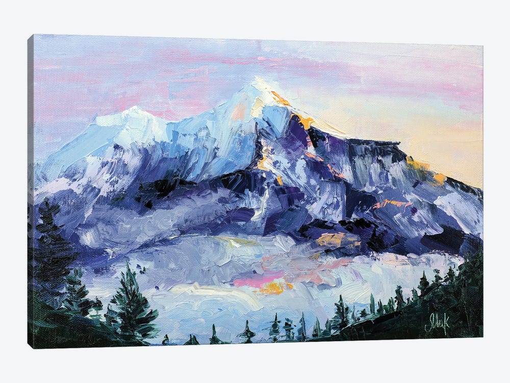 Mountain Shasta by Nataly Mak 1-piece Canvas Print