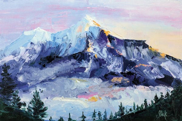 Nataly Mak: Mountain Shasta by Nataly Mak