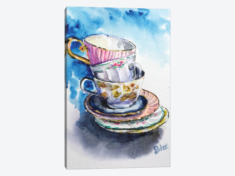 Cups by Nataly Mak 1-piece Canvas Print