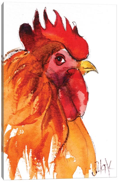 Rooster 22 Canvas Art Print - Nataly Mak