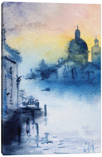 Venice Sunrise Canvas Art Print - Nataly Mak