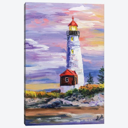 Lighthouse Canvas Print #NTM55} by Nataly Mak Canvas Print