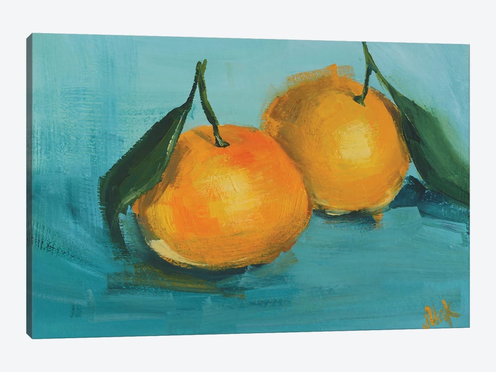 Tangerine I by Nataly Mak 1-piece Canvas Wall Art