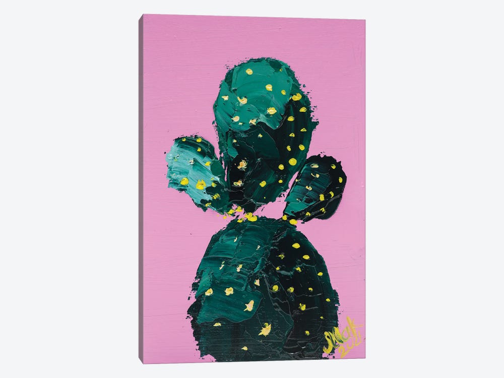 Cactus by Nataly Mak 1-piece Canvas Art Print