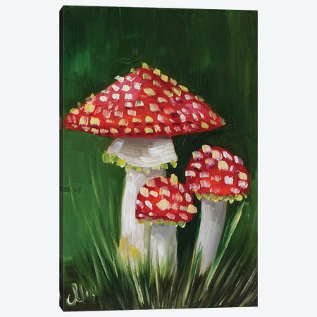 Mushroom III Canvas Print #NTM582} by Nataly Mak Canvas Print