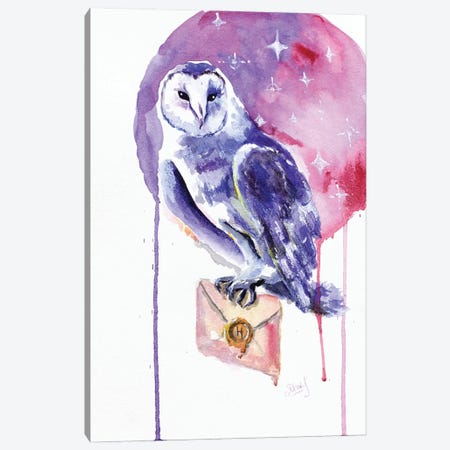 Owl Canvas Print #NTM58} by Nataly Mak Canvas Artwork