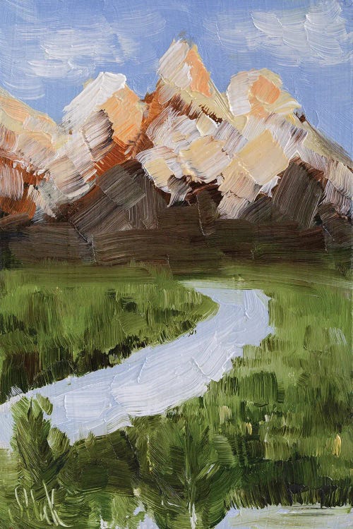 Grand Teton I by Nataly Mak wall art
