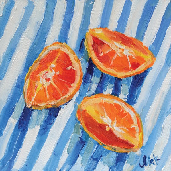 Oranges: Oranges Still Life by Nataly Mak